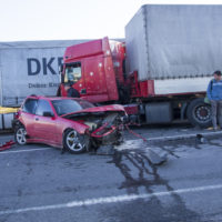 Big truck accident Big truck accident
