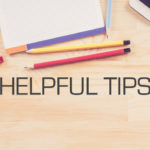 Desk that reads helpful tips Desk that reads helpful tips