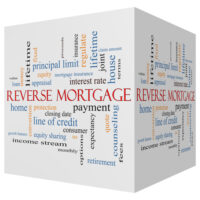 A block that says reverse mortgage A block that says reverse mortgage