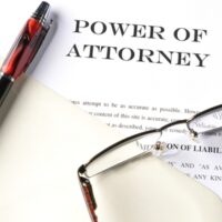 The form for power of attorney