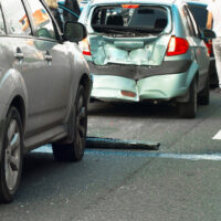 group of cars involved in accident group of cars involved in accident