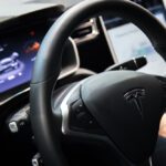 Inside a Tesla car Inside a Tesla car