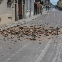 loose rocks on road loose rocks on road