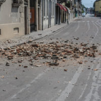 loose rocks on road loose rocks on road