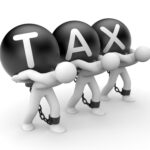 Ball and chain reads tax Ball and chain reads tax