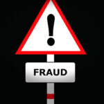 Fraud sign Fraud sign
