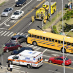 A school bus accident A school bus accident