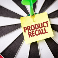 Dart board that reads Product recall Dart board that reads Product recall