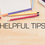 Desk that reads helpful tips Desk that reads helpful tips
