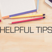 Desk that reads helpful tips Desk that reads helpful tips