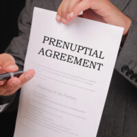 Form that reads prenup