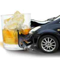 The car crashes into Glass of Scotch