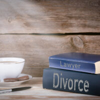 Two books that read divorce lawyer