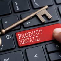 Button that reads product recall