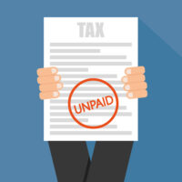 unpaid tax form
