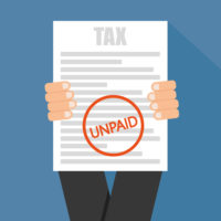 unpaid tax form unpaid tax form